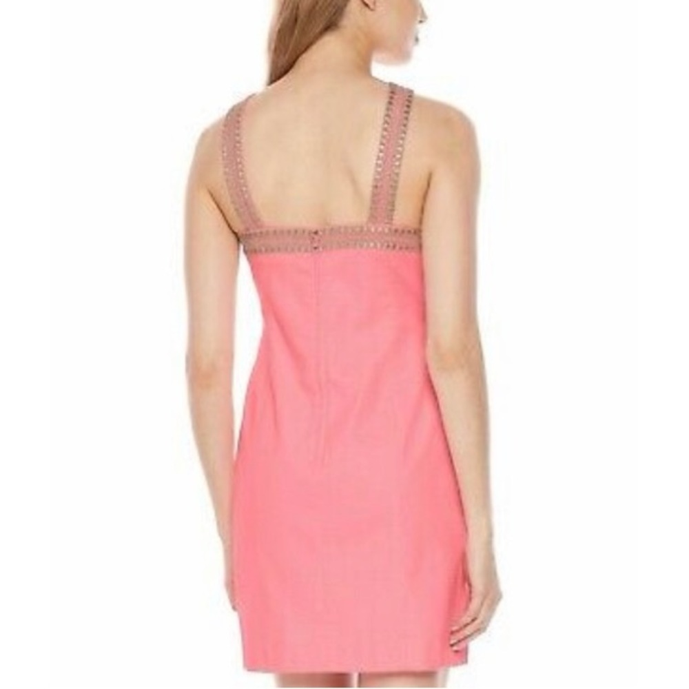 Lilly Pulitzer Ena Stretch Shift Dress in Capri Coral Sz 10 - Picture 2 of 14